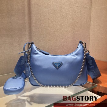 프라다 테수토 체인 스트랩 호보백 1BH204 