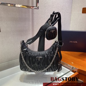 프라다 테수토 체인 스트랩 호보백 1BH204 