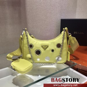 프라다 테수토 체인 스트랩 호보백 1BH204 