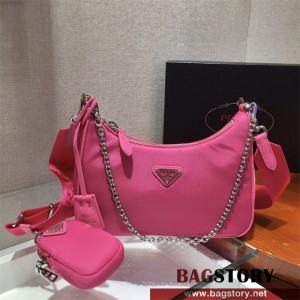 프라다 테수토 체인 스트랩 호보백 1BH204 