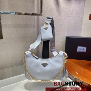 프라다 테수토 체인 스트랩 호보백 1BH204 