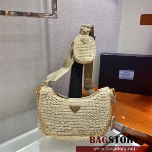 프라다 테수토 체인 스트랩 호보백 1BH204 