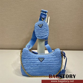 프라다 테수토 체인 스트랩 호보백 1BH204 