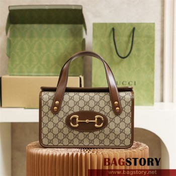 구찌 GUCCI  홀스빗 1955 스몰 탑 핸들백 627323