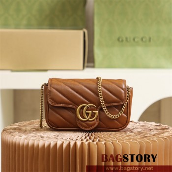 구찌 GUCCI 574969 GG 마몽 마틀라세 슈퍼 미니백