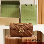 구찌 GUCCI 443497 마몬트 마틀라세 스몰 숄더백