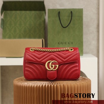 구찌 GUCCI 443497 마몬트 마틀라세 스몰 숄더백