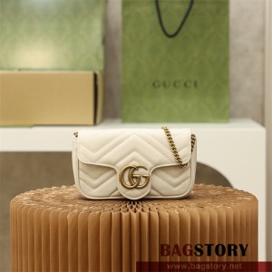 구찌 GUCCI 476433 GG 마몽 마틀라세 슈퍼 미니백