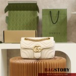 구찌 GUCCI 446744 GG 마몽 숄더백 미니 체인 마틀라세