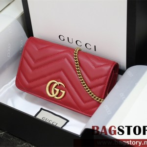 구찌 GUCCI GG 마몽 미니 크로스백 488426