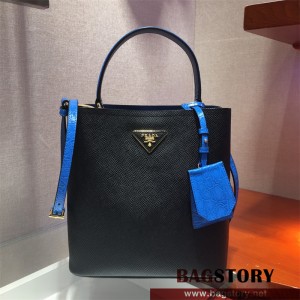 프라다 PRADA 파니에 악어가죽 핸드백 1BA212