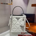 프라다 파니에 사피아노 레더 미디엄 토트백 1BA212