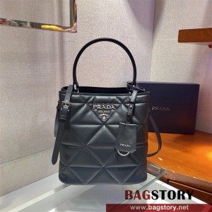 프라다 파니에 사피아노 레더 미디엄 토트백 1BA212