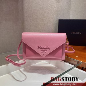 프라다 엔벨로프 미니 숄더백 사피노아 소가죽 1BP020