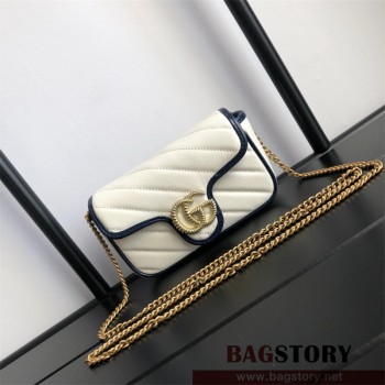 구찌 GUCCI 574969 GG 마몽 마틀라세 슈퍼 미니백