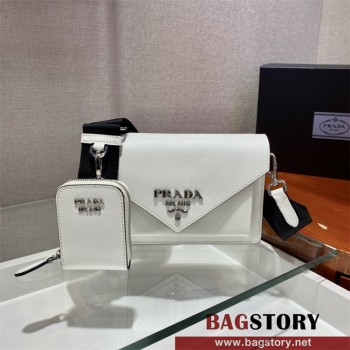 프라다 엔벨로프 미니 숄더백 사피노아 소가죽 1BP020