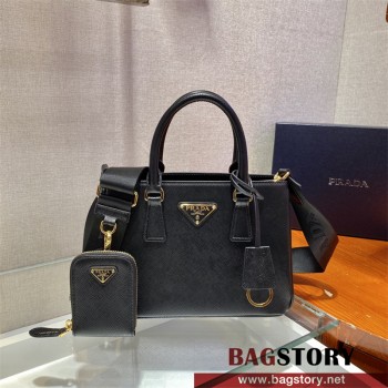 프라다 PRADA 사피아노 럭스 미니 가죽 토트백 1BA296