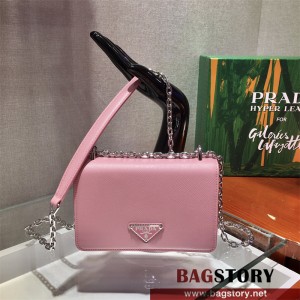 프라다 PRADA 사피아노 레더 숄더백 1BD032