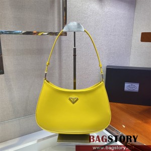 프라다 클레오 브러시드 레더 호보백 1BC499