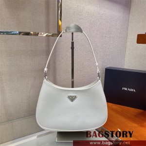 프라다 클레오 브러시드 레더 호보백 1BC499