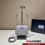 프라다 미니 클레오 브러쉬드 레더 플랩백 1BH188