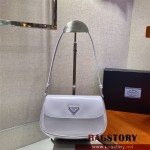 프라다 클레오 브러시드 플랩백 1BD311