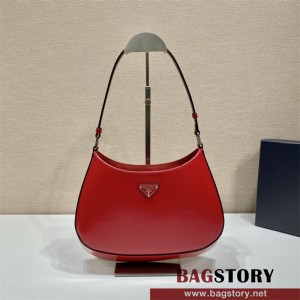 프라다 클레오 브러시드 레더 호보백 1BC499