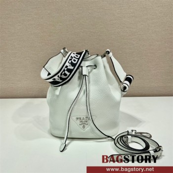 프라다 플로 가죽 숄더백 버킷백 1BE060
