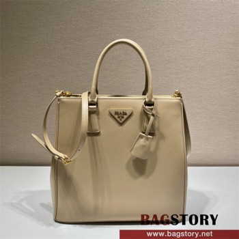 프라다 사피아노럭스 갤러리아백 블랙 1BA304