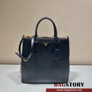 프라다 사피아노럭스 갤러리아백 블랙 1BA304