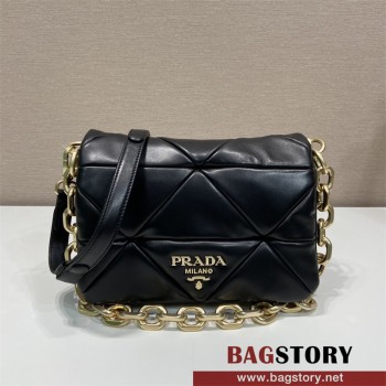 프라다 시스템 나파가죽 패치워크 숄더백 1BD328