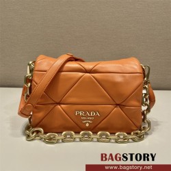 프라다 시스템 나파가죽 패치워크 숄더백 1BD328