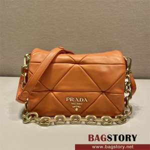 프라다 시스템 나파가죽 패치워크 숄더백 1BD328