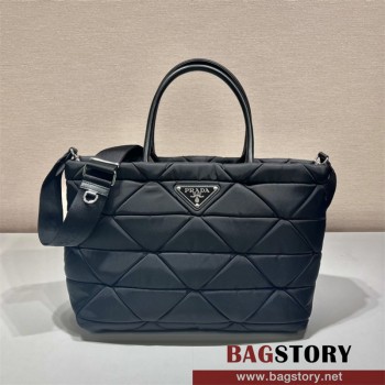 프라다 미디엄 패딩 리나일론 토트백 1BG435