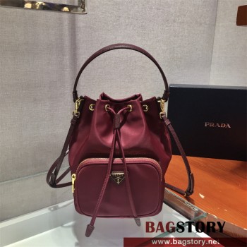 프라다 패브릭 버킷백 1BH038