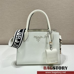 프라다 스몰 사피아노 레더 모노크롬백 1BA156