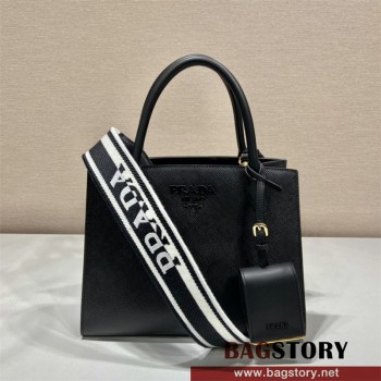 프라다 스몰 사피아노 레더 모노크롬백 1BA156