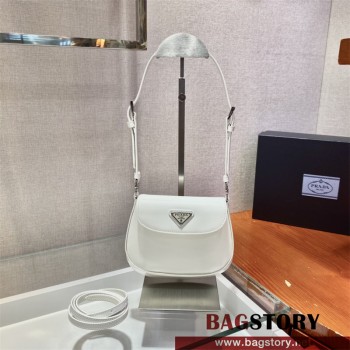 프라다 클레오 브러시드 레더 미니 숄더백 1BH188