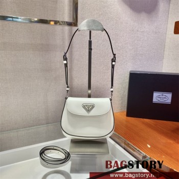 프라다 클레오 브러시드 레더 미니 숄더백 1BH188