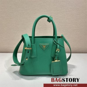 프라다 더블 사피아노 가죽 미니백 1BG443