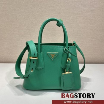 프라다 더블 사피아노 가죽 미니백 1BG443