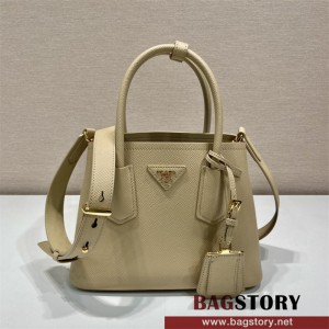 프라다 더블 사피아노 가죽 미니백 1BG443