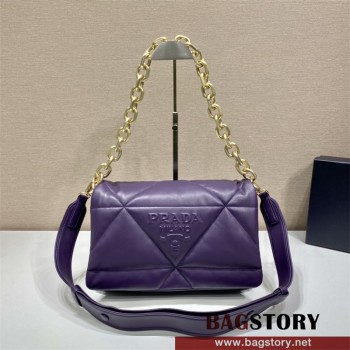 프라다 패드 나파 가죽 숄더백 1BD306