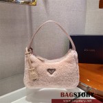 프라다  테수토 나일론 미니 호보백 1NE515 리에디션 나일론