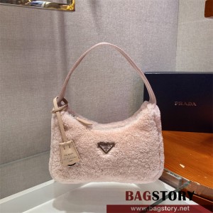 프라다  테수토 나일론 미니 호보백 1NE515 리에디션 나일론