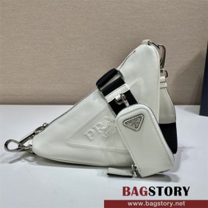 프라다 레더 트라이앵글 숄더백 1BH190