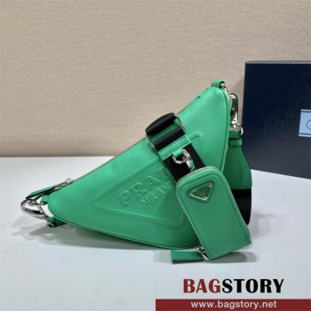 프라다 레더 트라이앵글 숄더백 1BH190