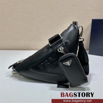 프라다 레더 트라이앵글 숄더백 1BH190