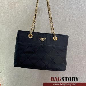 프라다 퀄팅 나일론 체인 숄더백 1BD626