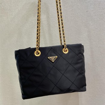 프라다 퀄팅 나일론 체인 숄더백 1BD621